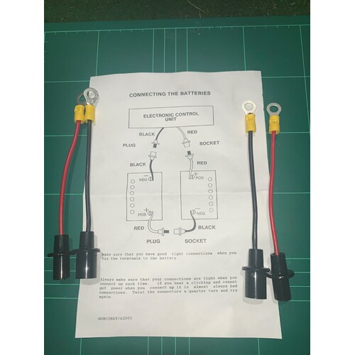Parmaker Ride-On Connector Set Battery Lead
